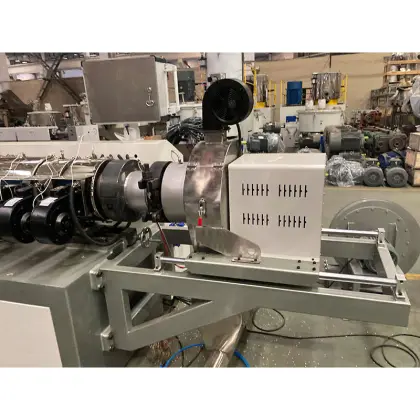 Plastic recycling machinery twin screw pelletizing line