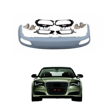 Black Fog Lights and Body Kit for Audi A8 D4 2011-2023