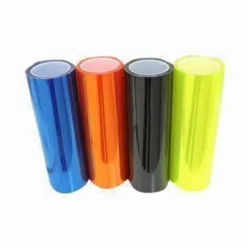 Black PVC Car Headlight Film - 0.3x9m Automotive Lamp Color Change Film