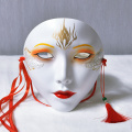 Máscara facial completa de beleza tradicional chinesa Hanfu