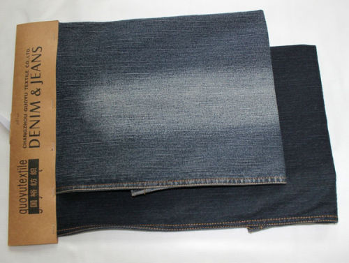 cotton and polyester wholesale embroidered denim fabric