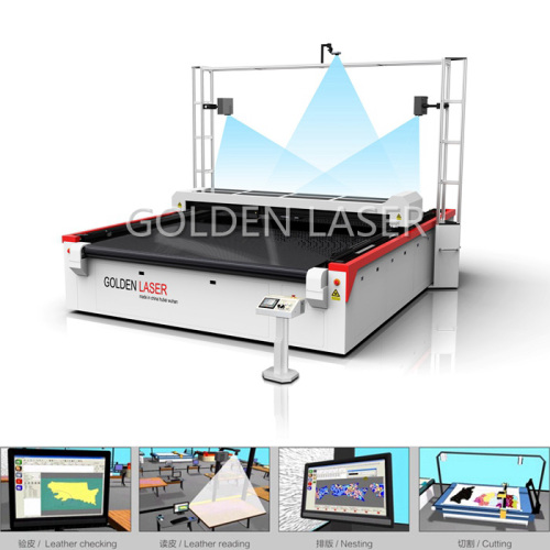 Menyembunyikan kulit memotong Laser dengan pola digitalisasi