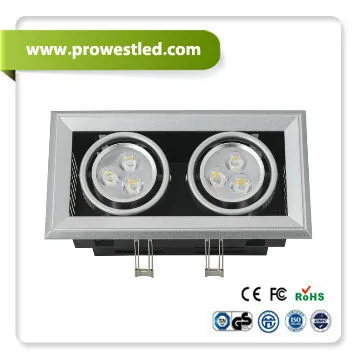 6x1W LED ceiling light grille lamp