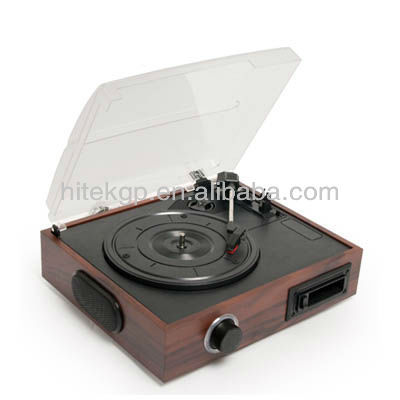 USB to PC recording turntable with cassette player T230