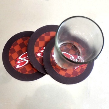 Custom Round Round Cork Backed Printing Coasters - China Factory