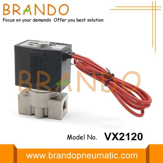 VX2120-06 VX2120-08 Stainless Steel Solenoid Valve 24V 220V