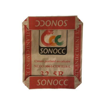 50KG Cement Bag Use Brown Color Fabric