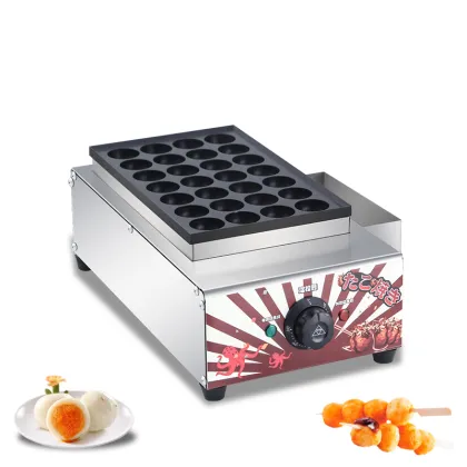 Electric Grilled Takoyaki and Fish Plate