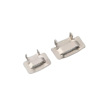 Customized 304 Stainless Steel Ear-lokt Buckle for Cable Ties and Strapping Bands