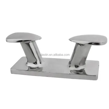 Custom Bollard Marine 316 Stainless Steel Mirror Polished Mooring Cleat Bollard
