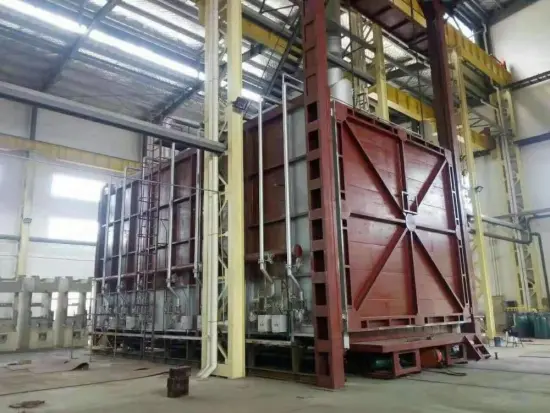 Large oil and gas trolley furnace