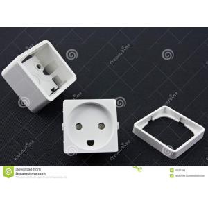 Electrical outlet plastic components