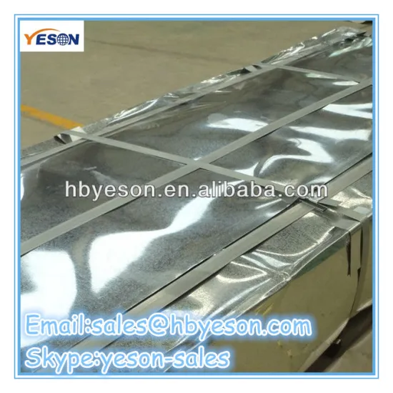 galvanized corrugated steel sheet / used galvanized corrugated sheet