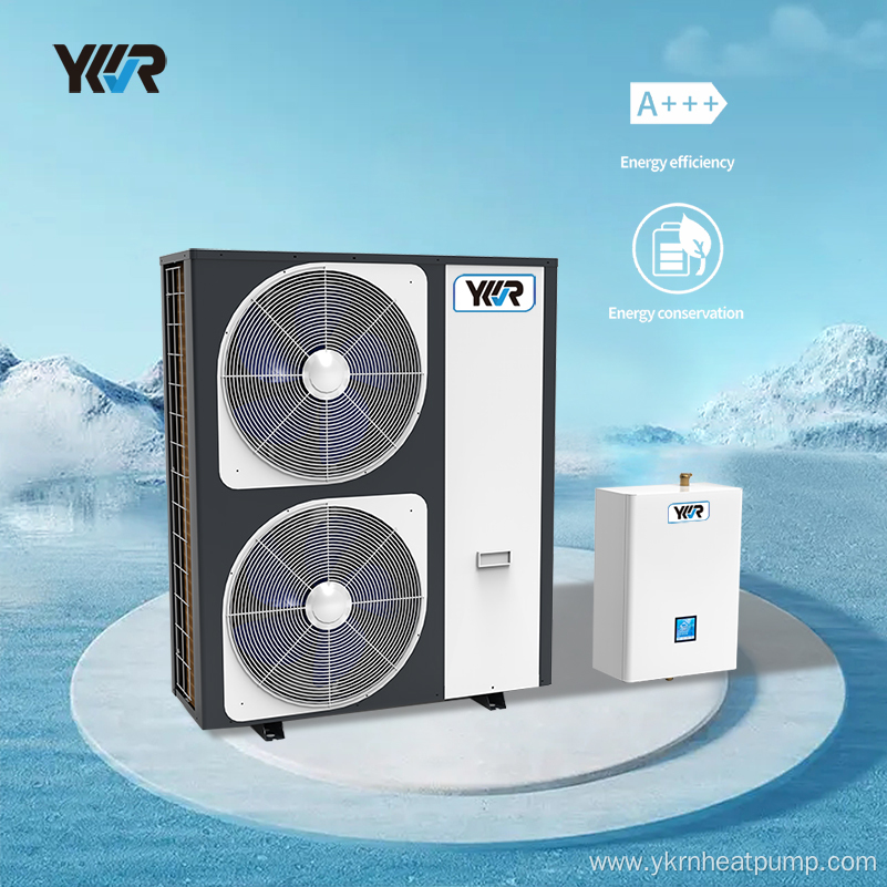 R32evi dc inverter water air source heat pump