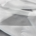 Biały jedwabny organzy Tiulowy materiał na suknię ślubną