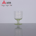 Puchette en verre Pichet à eau verte Joute en verre bulle