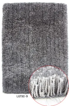 Elastic&Silk Shaggy Carpet Rug