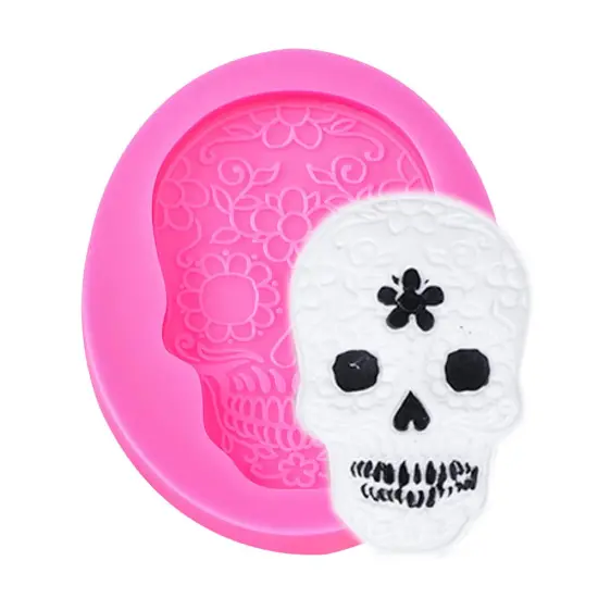High Quality Halloween Horrible Image Shape Fondant Mold/Cake Decorating Silicone Tool