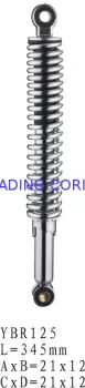 Spring Shock Absorbers For Motorcycles With A Great Variety Of Models Ybr125