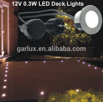 12v led deck lights IP68 waterproof led step light stainless steel recessed step light