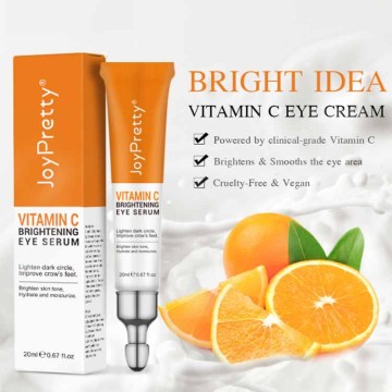 Joypretty Brightening Anti-Wrinkle Eye Cream with Vitamin C for Dark Circles and Fine Lines