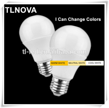 2016 NEW Smart LED Bulb 8W 10W 12W LED Smart Light can change three different Color CE Rohs FCC INMETRO
