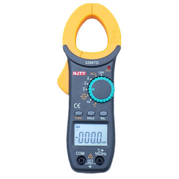 3266TD 3-3/4-digit Clamp meter, measures ACA/ACV/DCV resistor/frequency/capacitance/temperature