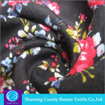 China supplier New style Design Woven flower border print fabric
