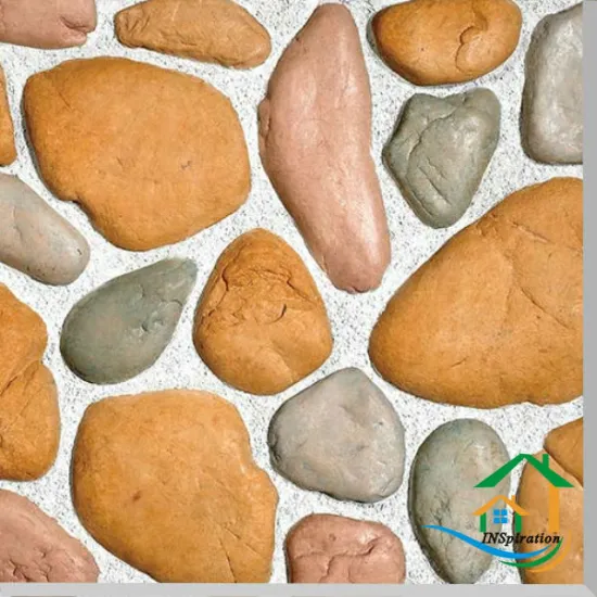 Beautiful wall decorative pebble stone