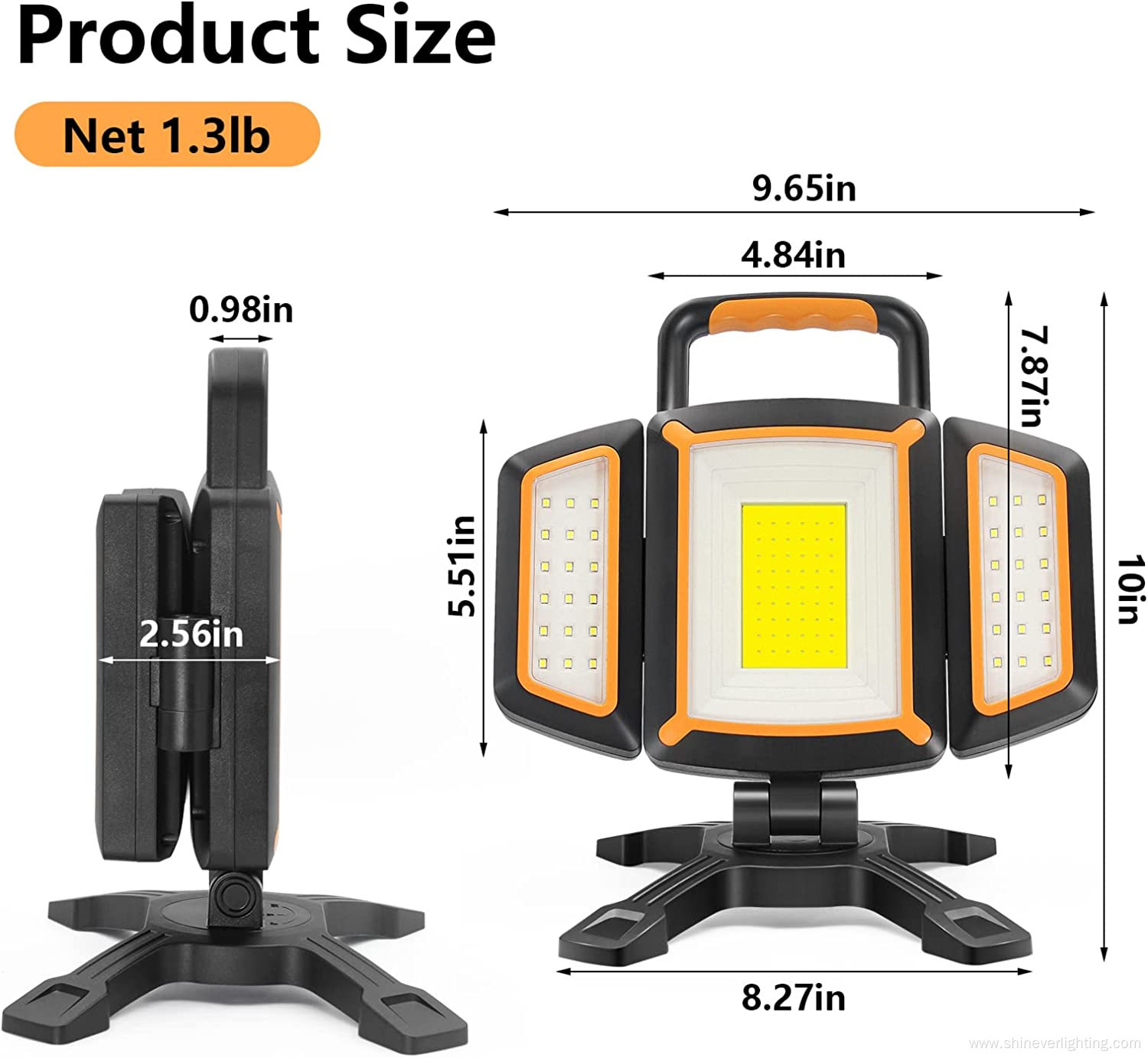 Portable Cordless LED COB Flood Work Light