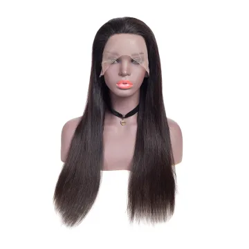 Full Cuticle Brazilian Virgin Hair Glueless HD Full Lace Wig with baby hair,100% virgin human hair full lace wig for black women