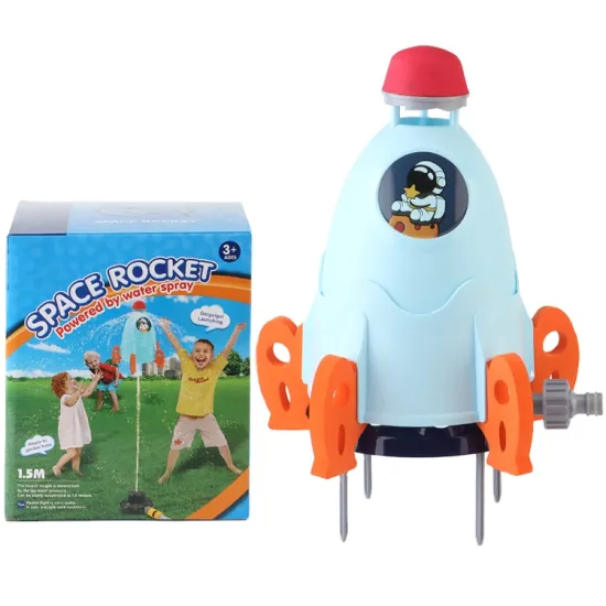 Summer Outdoor Toys: LK Toys Garden Sprinkler, Water Spray Space Rocket, and Air Sprinkling Toys for Kids