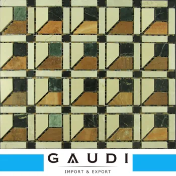 Hot selling 300x300mm wall nature decor glass crystal stone mosaic