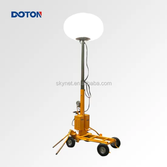 Construction Mobile Light Tower Portable Balloon Light Tower For Rescue