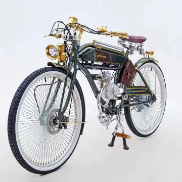Sepeda Vintage Listrik 26 Inci Retro Cruiser Tampilan Mewah Kustom Sepeda E Koleksi