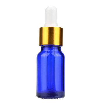 cosmetic blue oil glass dropper bottles dropper 10ml 15ml 20ml 30 ml