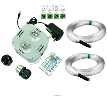 32W Fiber Optic Star Lighting Kit: Enhancing Museum Exhibitions with Twinkle Light Source and 600pcs of 0.75mm PMMA Fiber Optics