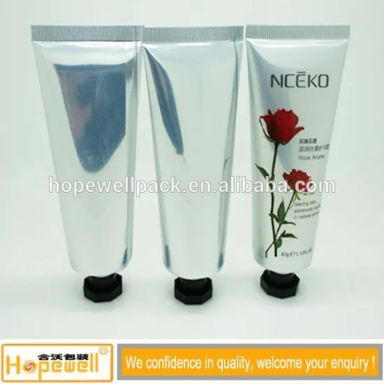 China tube supplier laminated empty cosmetic plastic aluminum tubes packaging