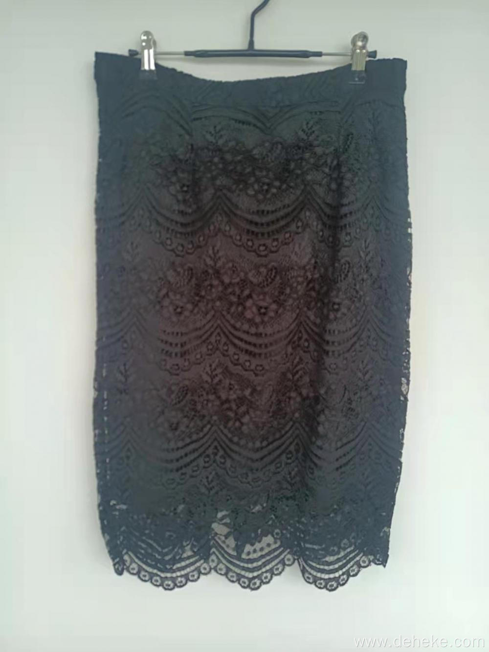 Women's Knit elegant lace skirt