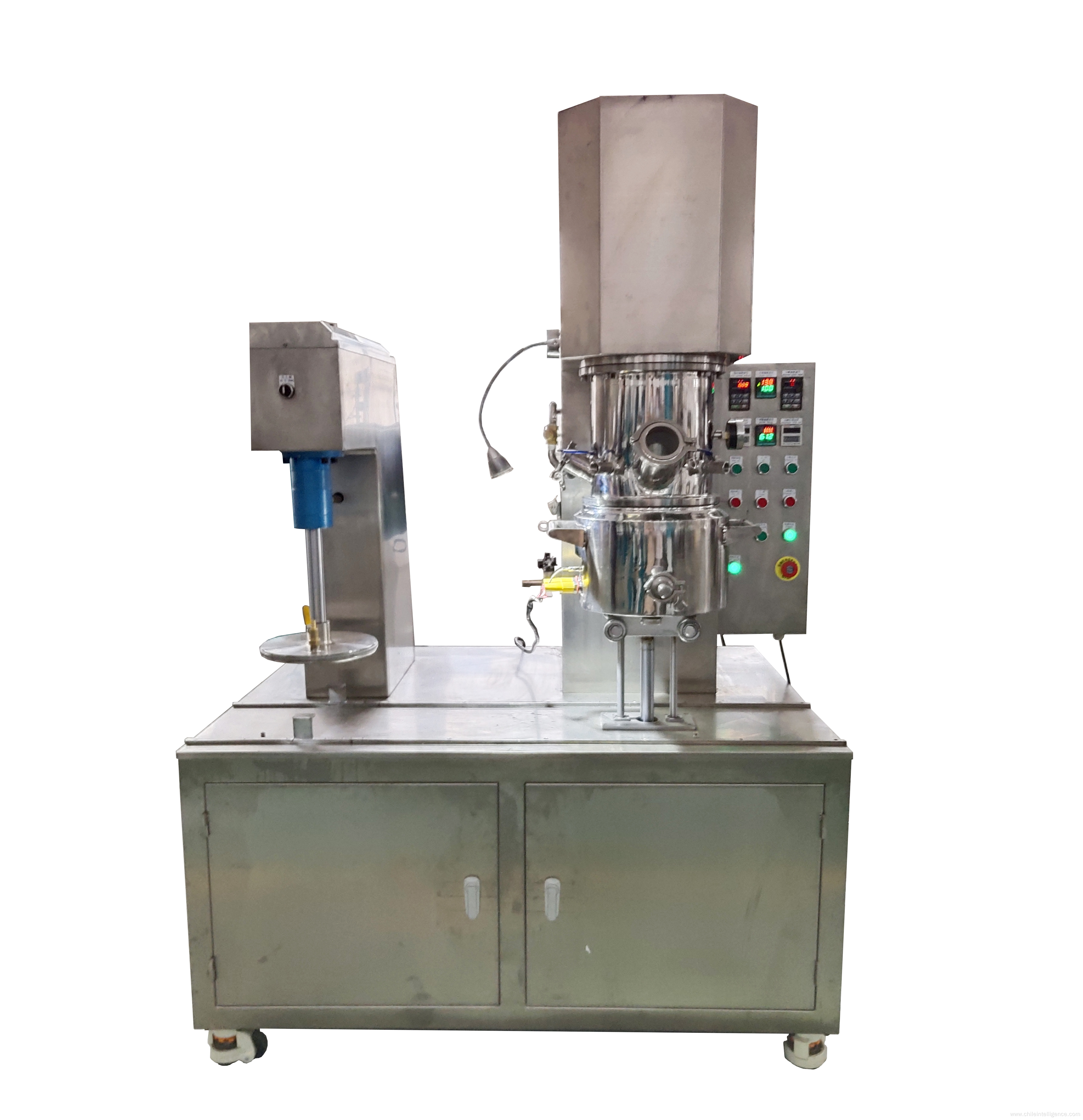 Double planetary mixer with vacuum mixing machine mixer