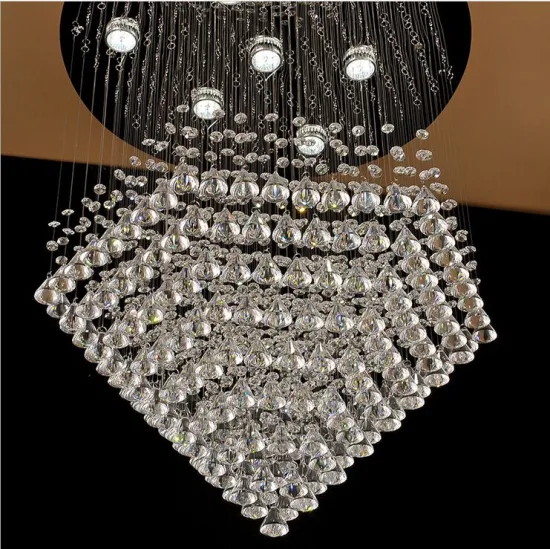 glass ball chandelier led modern pendant light