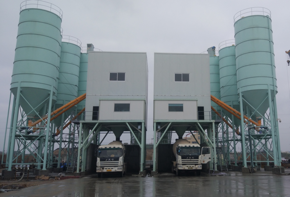 Large Capacity Ready-Mixed Concrete Batching Plant