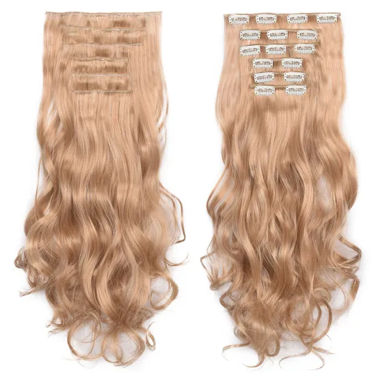 Xin Si hair extensions clip in seamless clip-in hair extensions curly kinky straight extensions real with cuticle cheap