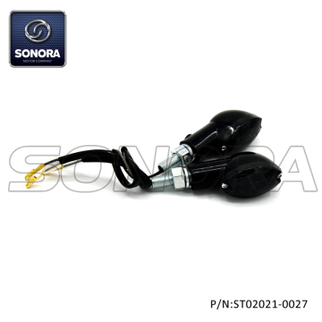 At Eye E-MARK LED Turning Light Smoke Lens Body Black (P/N:ST02021-0027) Top Quality