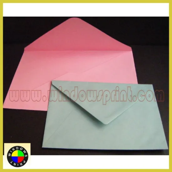 Colors printing envelope