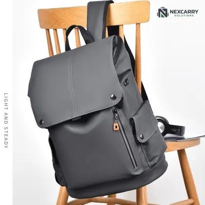 PU Leather Men`s Stylish PU Backpack