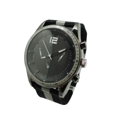 factory OEM design new men watch, nylon band six hands quartz men watch