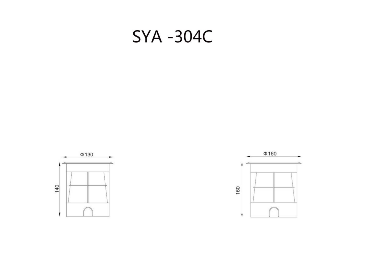 Anti-corrosion stainless steel underground light