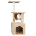 Cat Tree & Condo Scratching Post Tower,