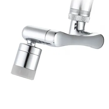 1080 Degree Swivel Universal Nozzle Rotating Extender for Bathroom Sink Faucet